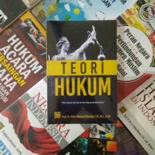 Jual Buku Teori Hukum Peter Mahmud Marzuki Original Indonesia Shopee