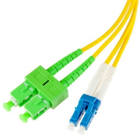 CABLE F O DUPLEX MONOMODO SC APC LC UPC 9 125 3M LSZH Cableado