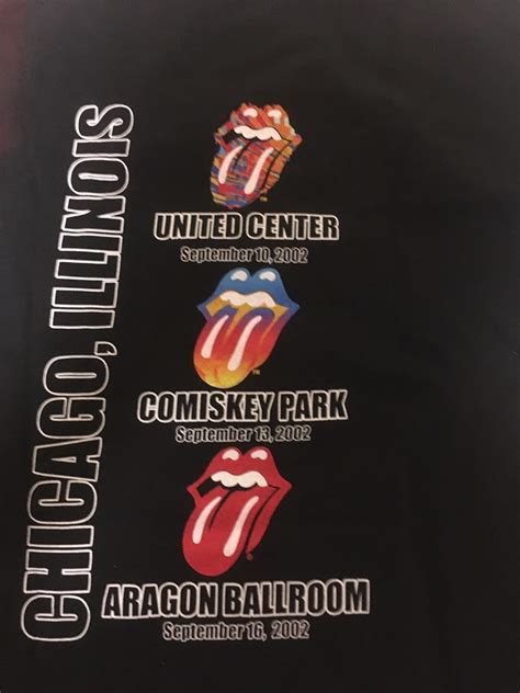 ローリングストーンズ 2002 03ワールドツアーTシャツ ROLLING STONES Forty Licks Tour BLACK