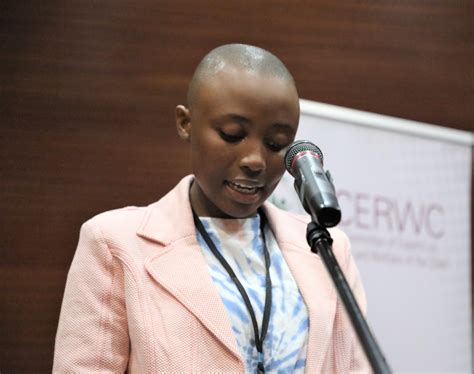 World Vision Lesotho child representative's call on the safety and