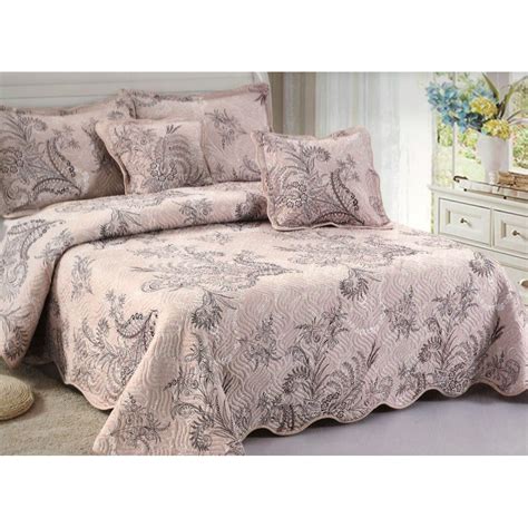 Комплект кувертюра за двойно легло, 5 броя, Памук 220x240, Крем - eMAG.bg