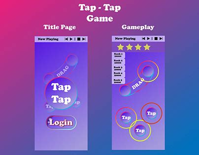 tap game projects   logos illustrations  branding