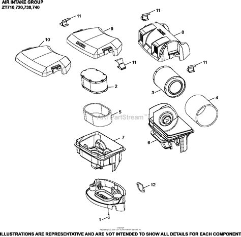 Kohler Zt Toro Hp Kw Parts Diagram For Air Intake