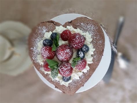 Naked Cake Herzstück