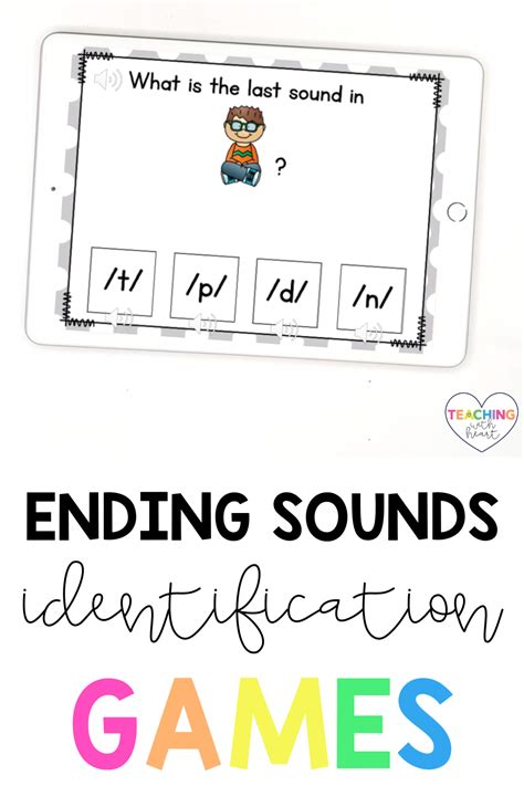 Ending Sounds Identification Powerpoints Distance Learning Phonics