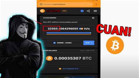 Cara Yang Benar Mempercepat H S Mining Btc Di Cryptotab Youtube