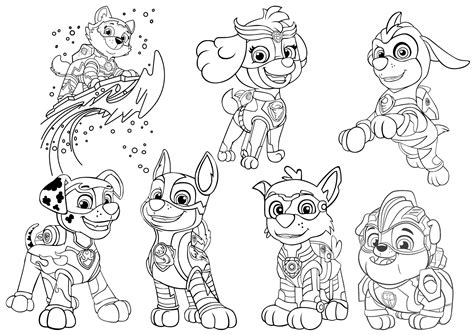 Chase Paw Patrol Coloring Pages Wonder Day — Coloring Pages For