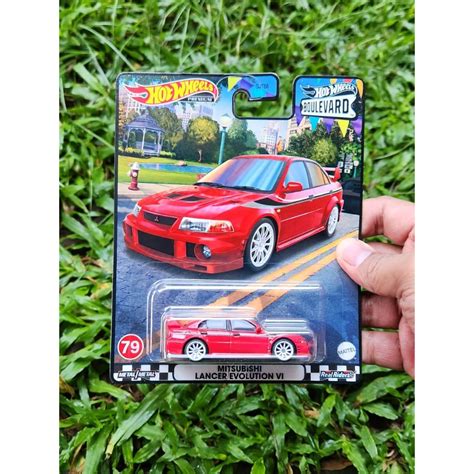 Jual Hot Wheels Premium Boulevard Mitsubishi Lancer Evolution VI