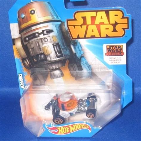 DISNEY HOT WHEELS Coleccionista Star Wars Rebels Animada Serie Chopper Coches EUR