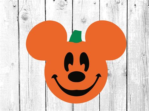 Mickey Mouse Pumpkin Svg Halloween Svg Cut Files Cricut - Etsy Canada