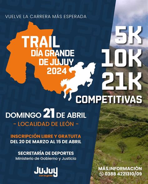 Inscriben para el trail Día Grande de Jujuy 2024