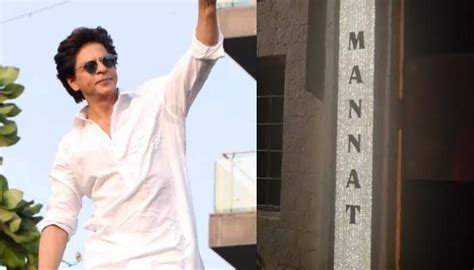 Shah Rukh Khan S Mansion Mannat Gets A New Makeover Name Plate Is