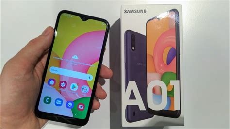 Samsung A01, самый дешёвый Самсунг 2020 года - YouTube