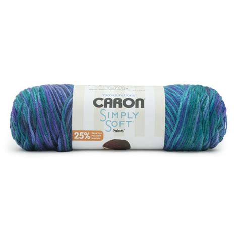 Caron Acrylic Simply Soft Paints Yarn 141 G5 Oz Oceana Walmart