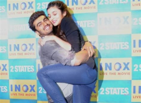 Alia Bhatt And Arjun Kapoor On Screen Romance Photos Hot Images During TWO STATES Movie