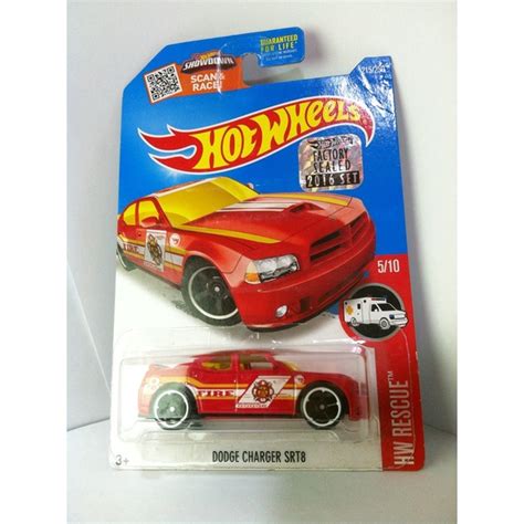Hot Wheels Hw Rescue Mini Collection Dodge Charger Srt Treasure Hunts Fs By Mattel
