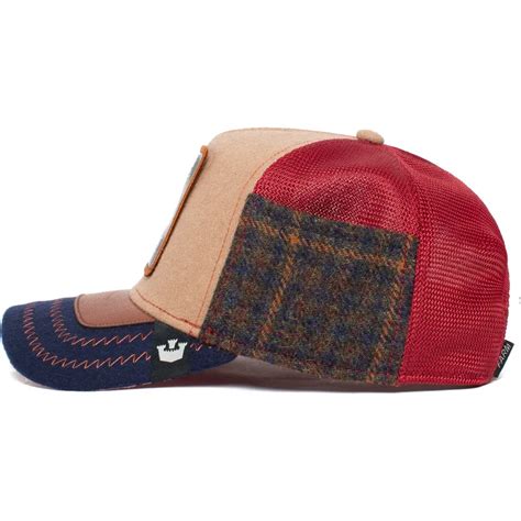 Boné trucker castanho e azul marinho burro Detention Seeker Ass Play