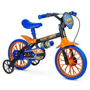 Bicicleta Aro 12 Hot Wheels Mattel Nathor Bicicleta Infantil Magazine Luiza