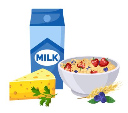 Milk And Cheese Clipart Png