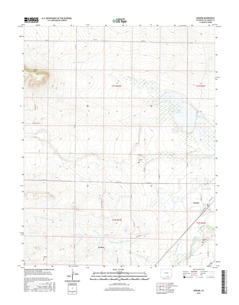 Mytopo Hoehne Colorado Usgs Quad Topo Map