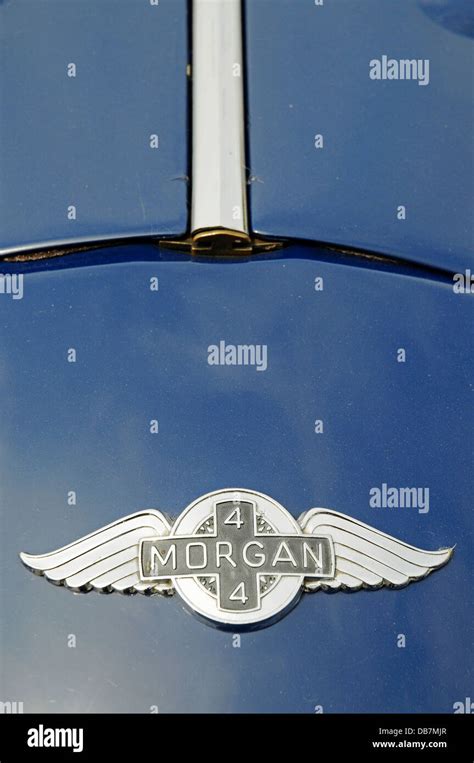 Morgan, logo, Morgan Motor Company, British vintage sports car Stock Photo - Alamy