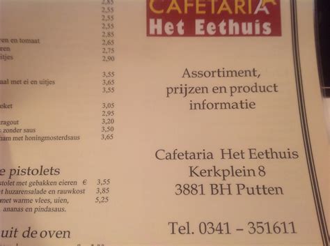 Cafetaria Het Eethuis Home