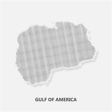 DOT MAP GULF OF AMERICA. 55597658 Vector Art at Vecteezy