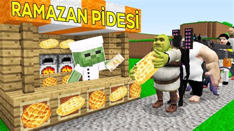 KÜÇÜK ZOMBİ RAMAZAN PİDESİ SATIYOR işimiz ters gitti Minecraft