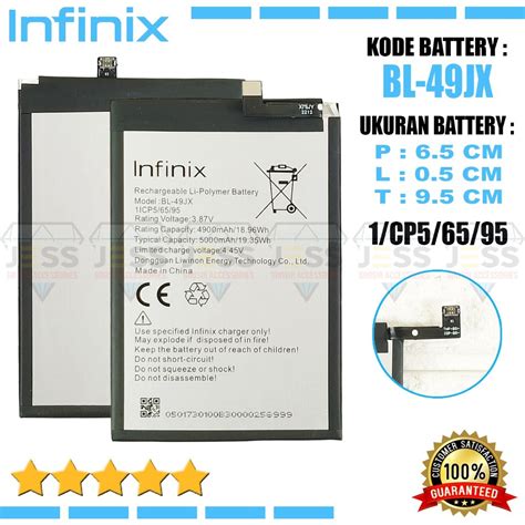 Jual Baterai Original Infinix Note Pro X X C X D Note Pro X Hot Nfc X