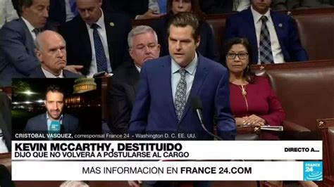 Directo A Washington Y La Destitución De Kevin Mccarthy Como