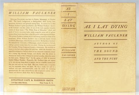 As I Lay Dying William Faulkner First Edition Rare Book