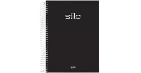 Caderno Espiral 101 Stilo Preto 160 Folhas Jandaia Dokassa