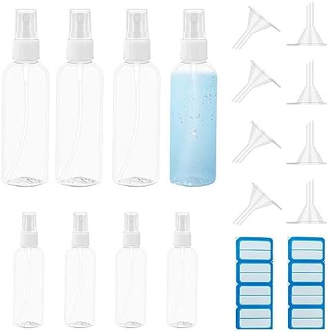 3 Stück 50ml Sprühflasche Transparente Leer Feinen Nebel Sprühflasche