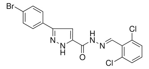 5 4 BR PH 2H PYRAZOLE 3 CARBOXYLIC ACID 2 6 DICHLORO BENZYLIDENE