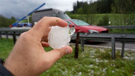 Bad Bayersoien Hagel So Gro Wie Tennisb Lle Landrat Ruft