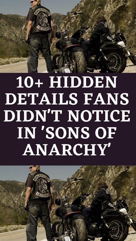 10 Hidden Details Fans Didn T Notice In Sons Of Anarchy Artofit