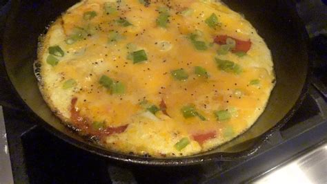 Tomato And Egg Omelette With Cheese A Breakfast Treat Youtube