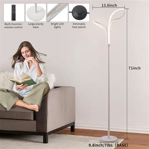 AManLife Floor Lamp LED Modern Floor Lamps For Living Room 40W 2500LM