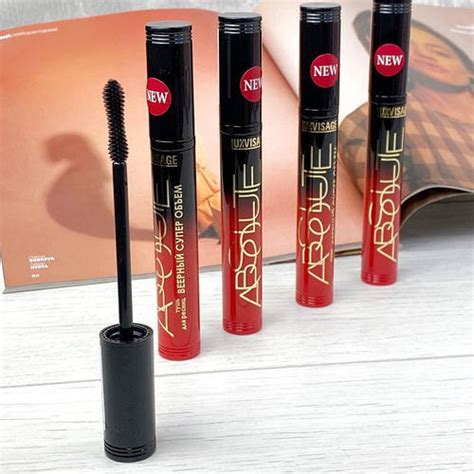 Туш для вій Luxvisage Absolute Віяловий супер об'єм, Black, 8 мл LAS ...