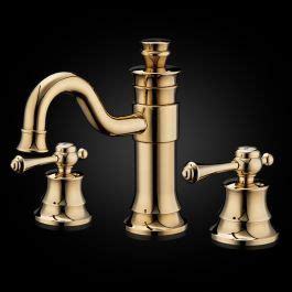 Vintage Gold Brass Hot Cold Mixer Faucet