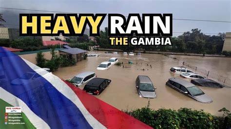 Heavy Floody Rain Again In The Gambia Youtube