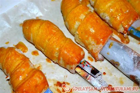 Сладкие трубочки с белково-сахарным кремом | Сделай сам своими руками