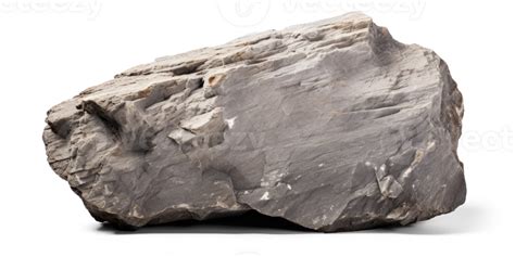Ai Generated Gray Heavy Rock Png File Of Isolated Cutout Object On