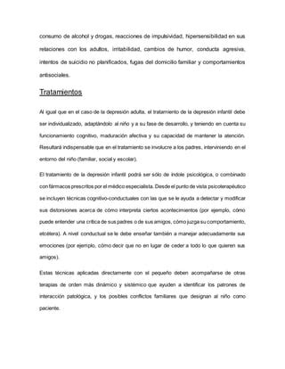 Monografia Depresion Infantil Eliana PDF Descarga Gratuita