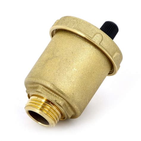 Воздухоотводчик автоматический латунь Airvent Ду 15 Ру10 G1/2" НР ...