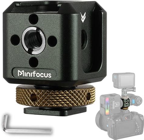 Amazon MINIFOCUS Camera Hot Shoe Extension Bracket With Quadruple