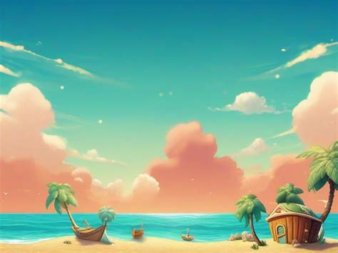 Bikini Bottom Sky Background Desktop Background Wallpaper