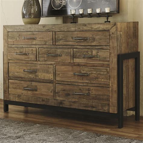 Signature Design By Ashley Sommerford Dresser In Light Grayish Brown
