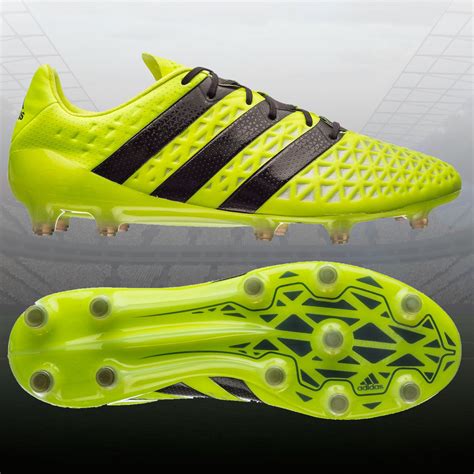 Adidas ACE 16 1 FG AG Solar Yellow Core Black Silver Metallic