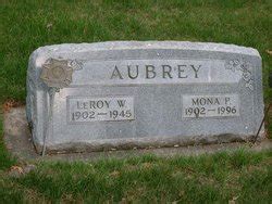 LeRoy William Aubrey 1902 1945 Memorial Find A Grave